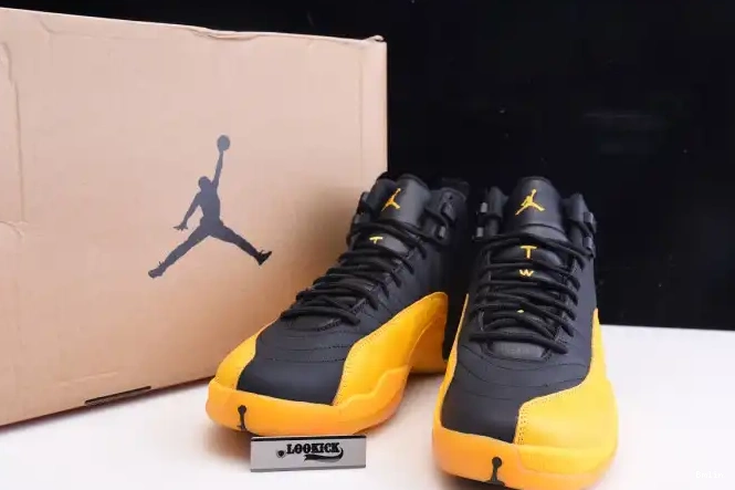 Bmlin Black Gold University Air 12 Retro 130690-070 Jordan 0524